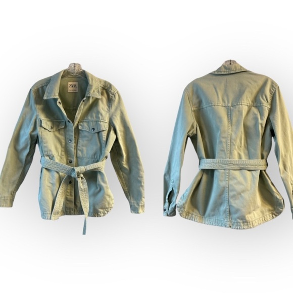 Zara belted Jean jacket - Picture 8 of 8